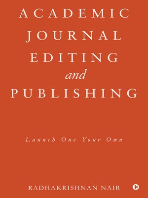 cover image of Academic Journal: Editing and Publishing